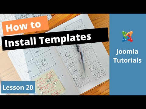 Joomla Lesson 20 | Installing a joomla Template