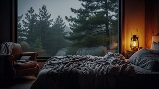 Escape Reality: Moody Rainy Forest Bedroom Ambience for Reading, Study & Deep Sleep