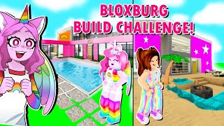 BLOXBURG Build Challenge With SILLY!! (Roblox)