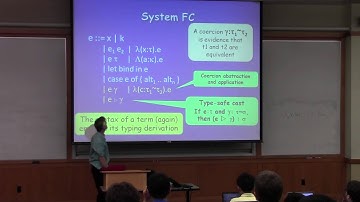 Adventure with Types in Haskell - Simon Peyton Jones (Lecture 3)