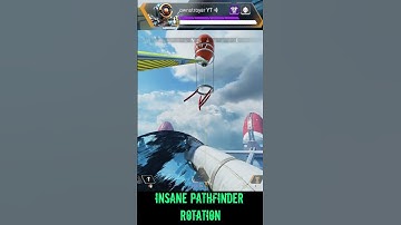 Insane *NEW* Pathfinder Rotation on Olympus - [Apex Legends] Season 16 #shorts