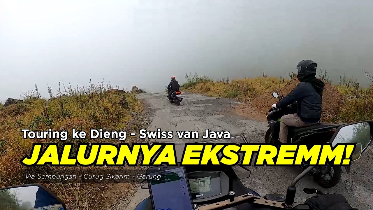 Touring ke Swiss van Java naik NMAX! | Via Sembungan - Curug Sikarim | Eps. Touring Jakarta - Dieng