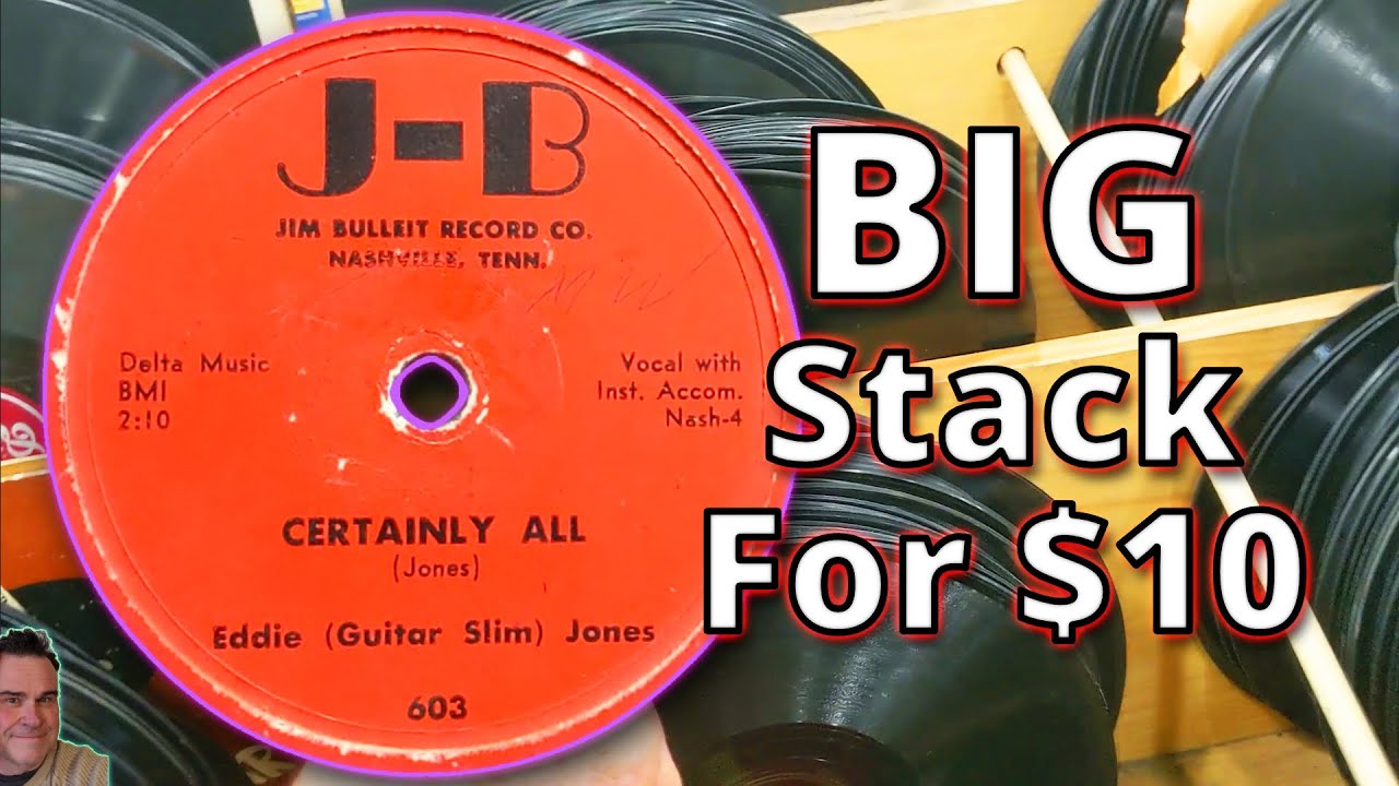 BIG stack of rare records for $10