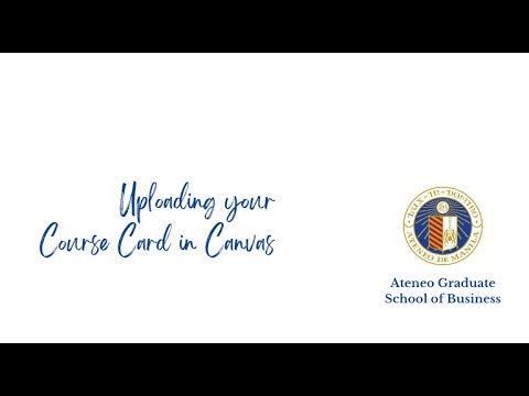 Course Card in Canvas - YouTube