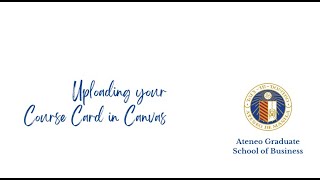 Course Card in Canvas