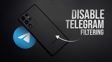 How to Disable Filtering in Telegram Android (tutorial)