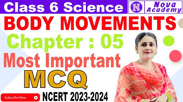 Best MCQ Class 6 Body Movements | Science NCERT Chapter 5 #class6science #class6mcq