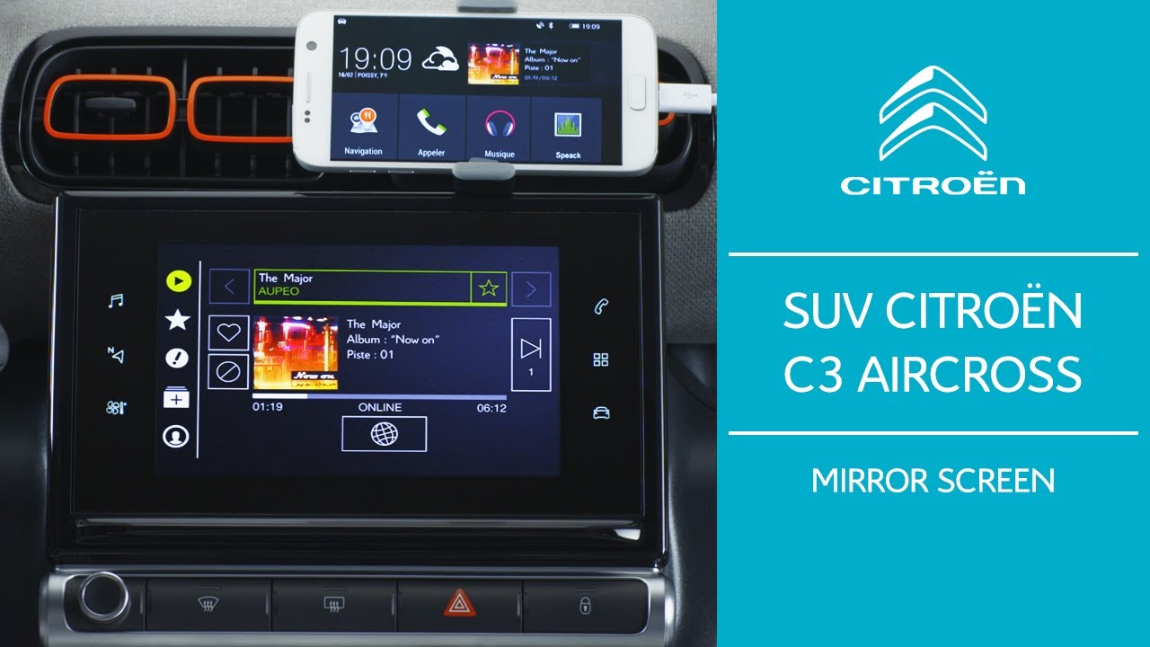 SUV Citroën C3 Aircross Mirror Screen YouTube