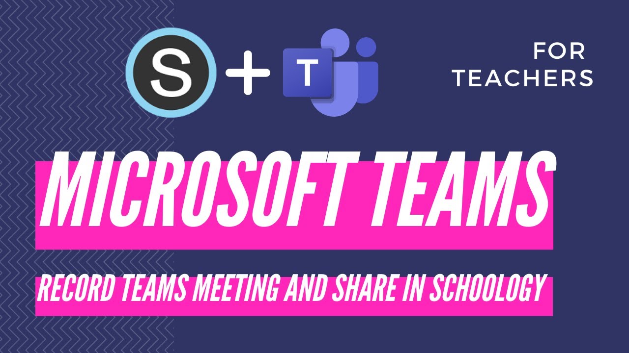 Microsoft teams for teachers record and share a teams meeting youtube