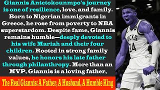 The Gentle Giant Giannis Antetokounmpo’s Untold Family Story #GiannisAntetokounmpo #NBAStory