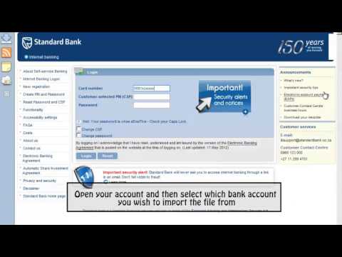 How to download a bank statement