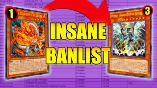 NEW YUGIOH BANLIST IS GONNA SHAKE UP THE META!