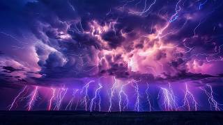 ⚡ Intense Thunderstorm at Night | Heavy Rain & Very Strong Thunder Sounds | White Noise for Sleeping
