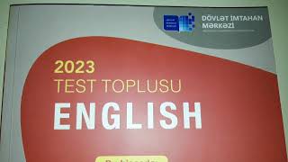 İngilis dili yeni test toplusu CAVABLARI 2-ci hissə 2023