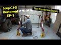 Jeep CJ-5 Restoration - EP1 - This 1977 chassis has seen better days but we'll save what we can.