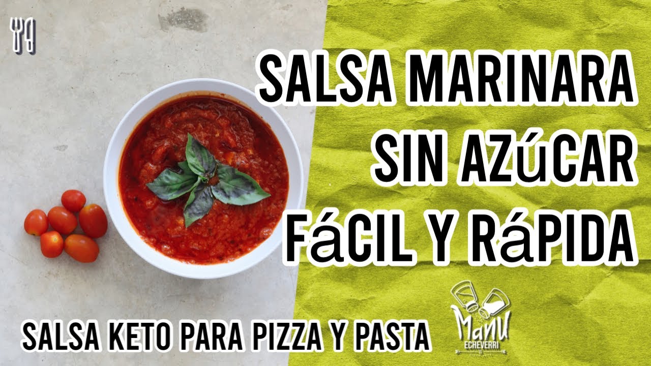 🥫SALSA MARINARA CASERA SIN AZÚCAR SALSA ROJA KETO PARA PIZZA Y PASTA