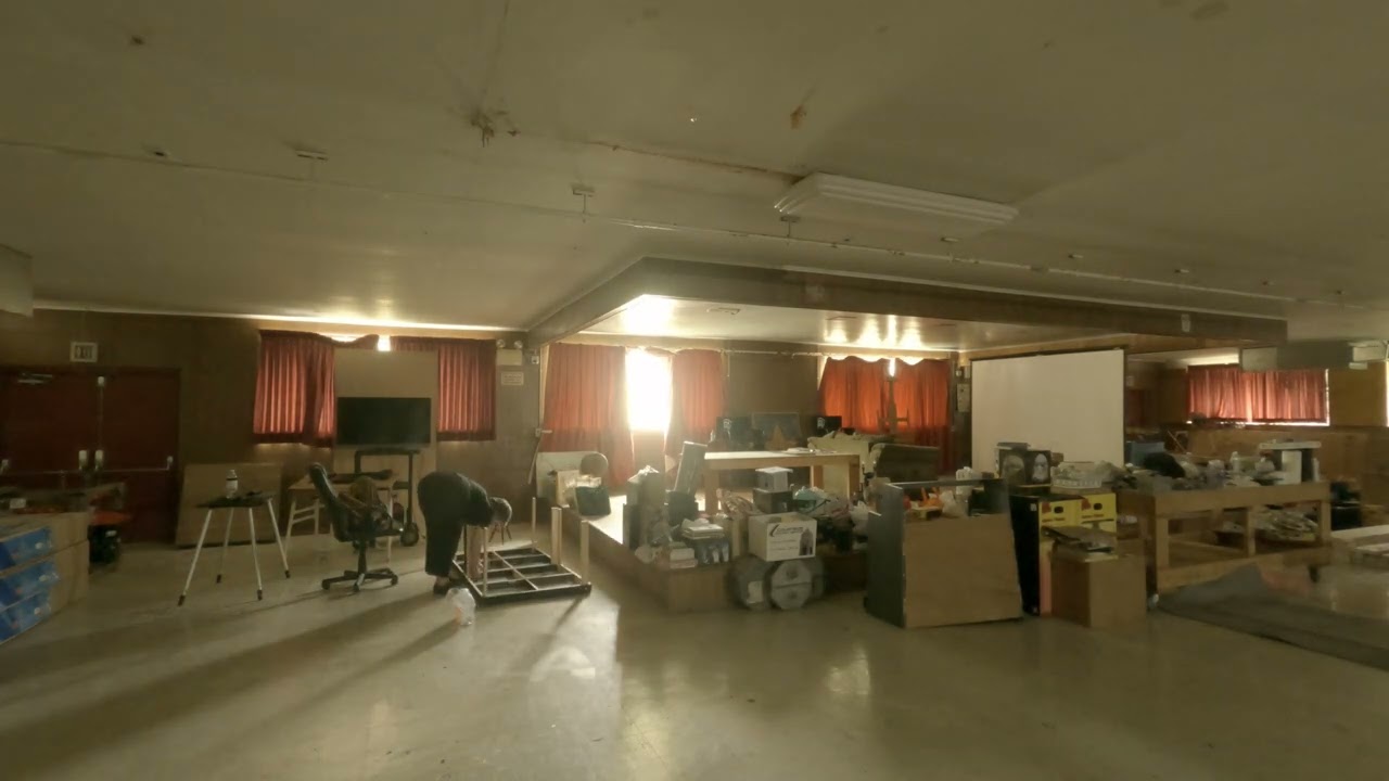 Timelapse puppet opera setup