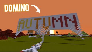 Domino in Minecraft - AUTUMN THEME
