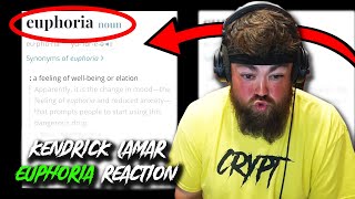 KENDRICK LAMAR RESPONDED TO DRAKE | RAPPER REACTS to Kendrick Lamar - Euphoria