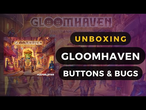 Gloomhaven Buttons & Bugs Unboxing | DaniCha