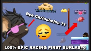 (LAST VIDEO) Transformice - 100% EPIC RACING FIRST BURLAS#6
