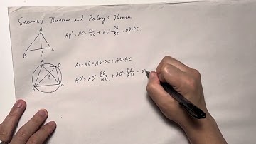 Olympiad Geometry Stewart’s Theorem Example 3 (comparing to Ptolemy’s Theorem)