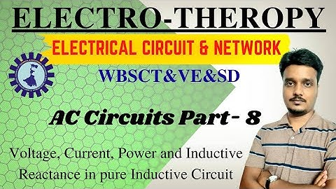 AC Circuits Part-8 | Voltage, Current & Power in Pure Inductive Circuit | Inductive Reactance