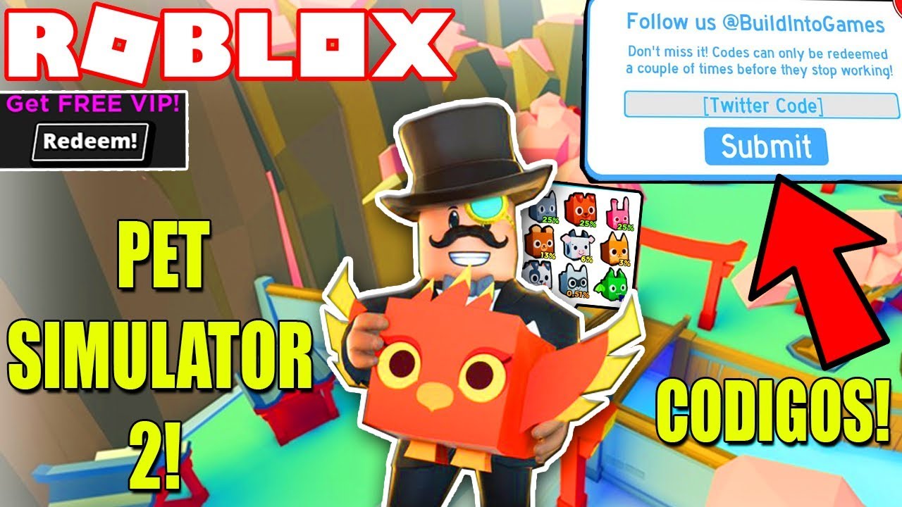 NUEVO PET SIMULATOR 2! *VIP Y MASCOTAS GRATIS* | ¡TODOS LOS CODIGOS