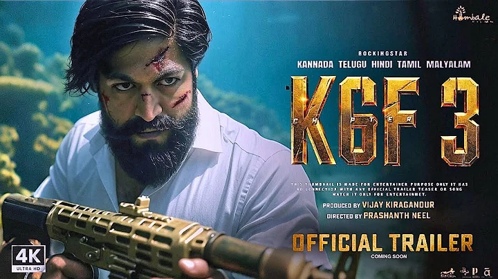 K.G.F: Chapter 3 -Official Trailer | Rocking Star Yash | Prabhas | Ravi Basrur | Prashanth Neel 2026