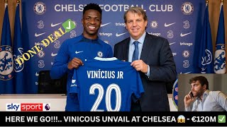HERE WE GO! 😱 FABRIZIO ROMANO CONFIRMS Vinícius Jr TO CHELSEA | €120M DEAL DONE ✅