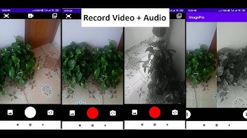 OpenCV Android App Camera Basics Part 5: Record Video With Audio (Output)