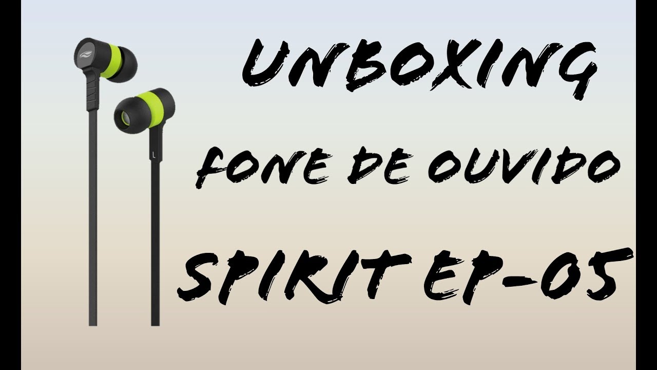 UNBOXING - Fone de ouvido C3TECH SPIRIT EP05 - YouTube