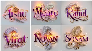 How To Make Name Dpz | New Ai Art Name Dps | New Name DP Instagram Trend | 3d Crown With Feathers screenshot 5