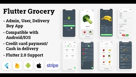 Flutter Grocery v1.4: Full Android + iOS eCommerce App (Flutter 2.0 Supported)
