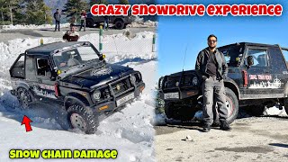 Gypsy damaged in snow 😰 | Gypsy vs Safari vs Fortuner performance in snow