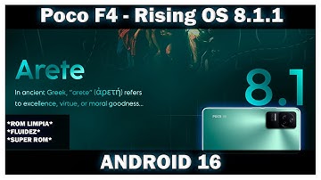 Poco F4 - Rising OS Revived 8.1.1 ! OTRA SUPER ROM VUELVE ! ANDROID 16