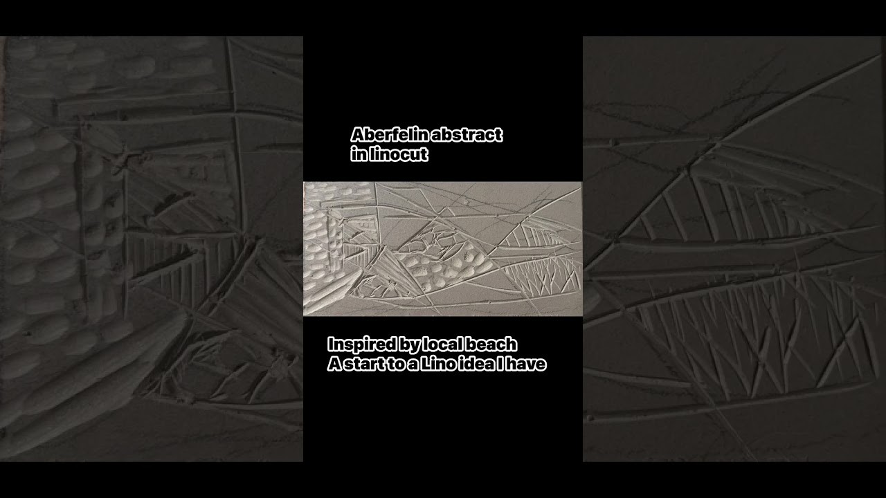 Aberfelin abstract in Lino 