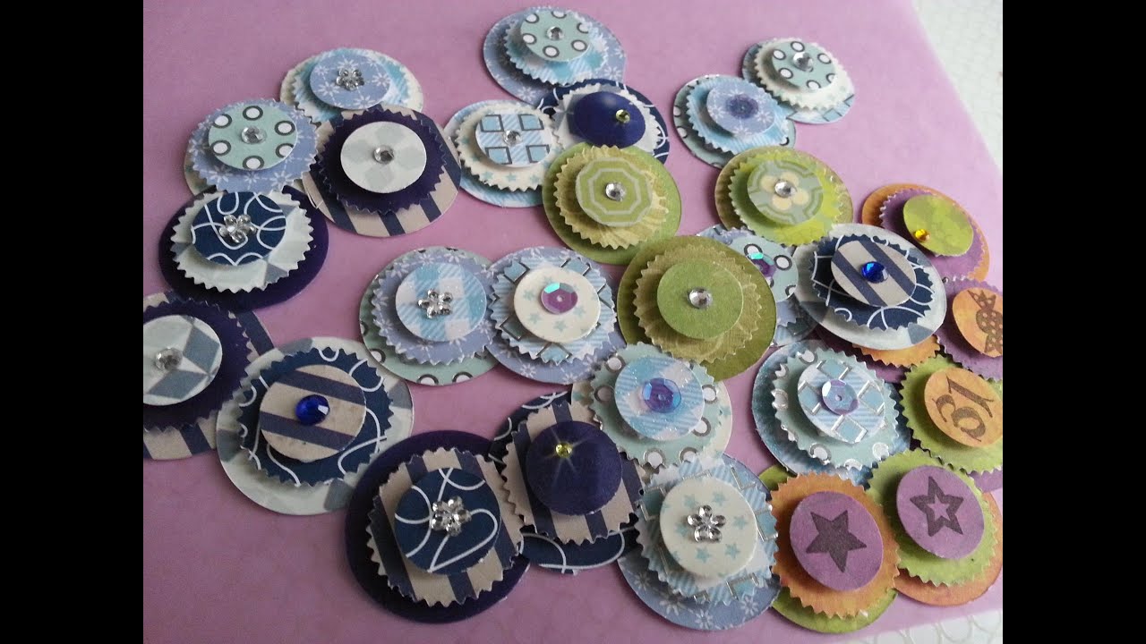 embellissements chutes de papier