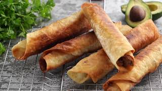 Classic Fried Ground Beef Taquitos