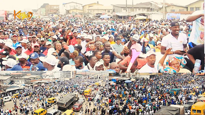 Wow!This Is massive, Actors Joins Mc Oluomo to Shock Obidient Crowd Leads 5million March For Tinubu