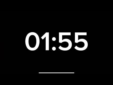 1 Minute 55 Second Timer.