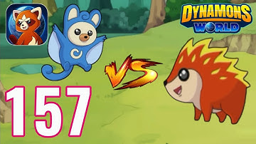 PYROPINE Vs. WINGER (Temple Ruins) | Dynamons World  Gameplay – Part 157 (iOS, Android).