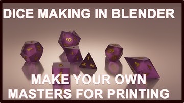 Dice Making in Blender Part 2 - Adding Polyhedrons and Numbering (Has problems in 2.91)