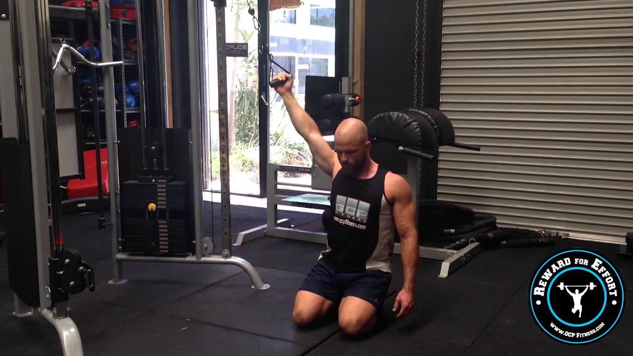 Cable Kneeling Scapula Retraction Chest to Side YouTube