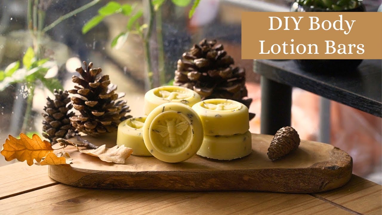 DIY Body Lotion Bars Simple & Minimal Bodycare Recipe YouTube