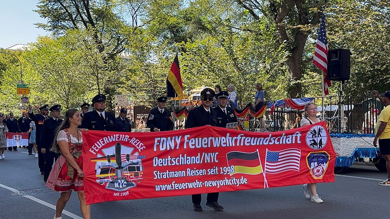 🇩🇪 🎉68-й немецко-американский парад Штойбена, Нью-Йорк, 2025 г.