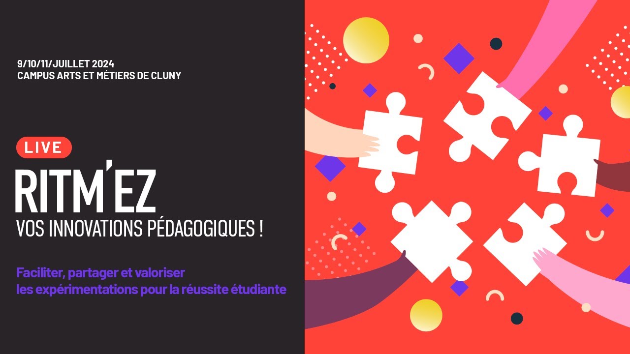 5e colloque RITM-BFC (2024) - "Ritm'ez vos innovations pédagogiques" - 9 au 11 juillet 2024