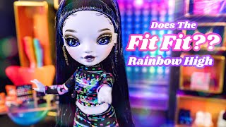 Rainbow High vs Shadow High: Will Their Fashion Fit Other Dolls? Let's Find Out!