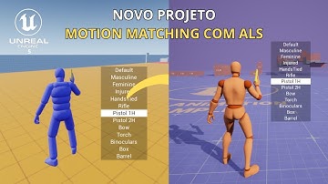 GASP ALS - Projeto Une Motion Matching com o ALS (Advanced Locomotion System) - Unreal Engine 5
