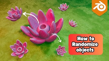 Learn how to randomize objects transformations on Blender
